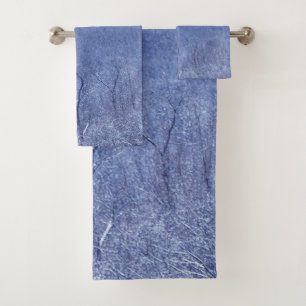 Conjunto De Toalhas Sombras de Azul