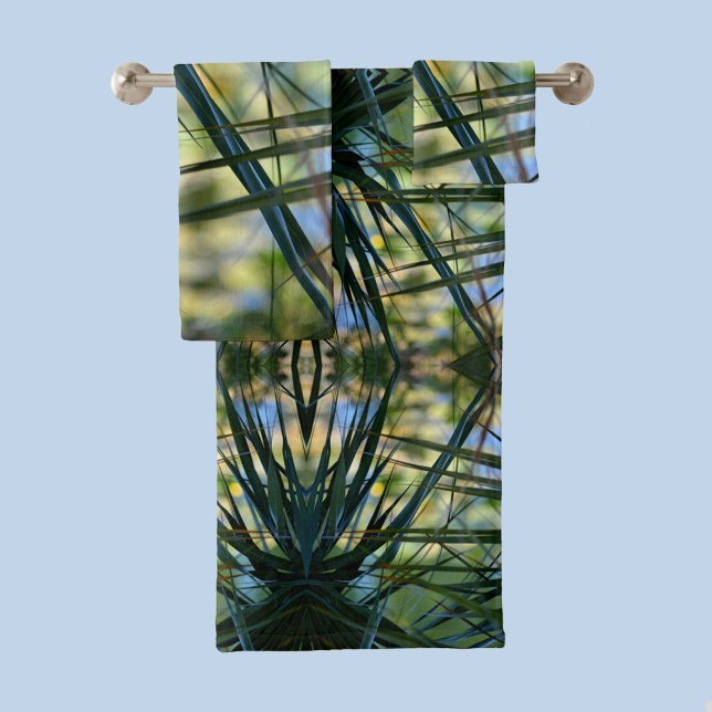 Conjunto De Toalhas Sombras Tropicais (Criador carregado)