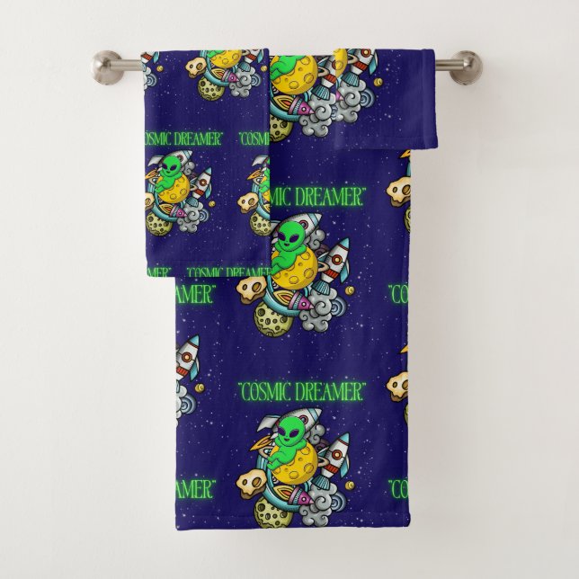 Conjunto De Toalhas sonhador cósmico (Insitu)