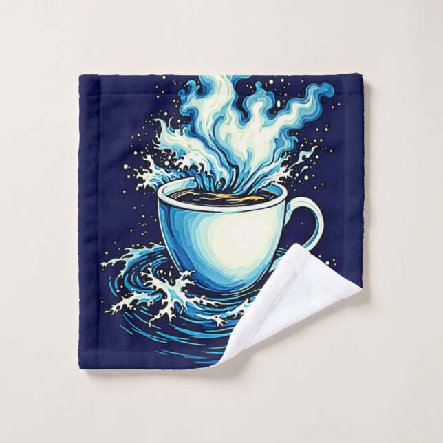 Conjunto De Toalhas Sonho de Café Oceano (Pano de lavar)