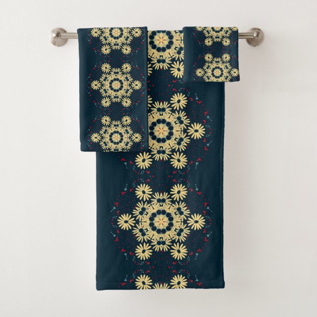 Conjunto De Toalhas Sonho de Margarida Mandala (Insitu)