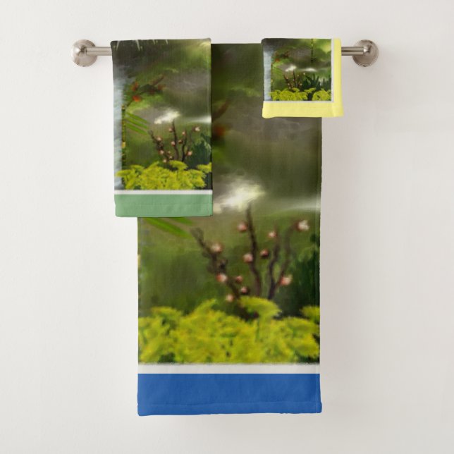 Conjunto De Toalhas Sonho de Olhos Surreais de Dandelions (Insitu)