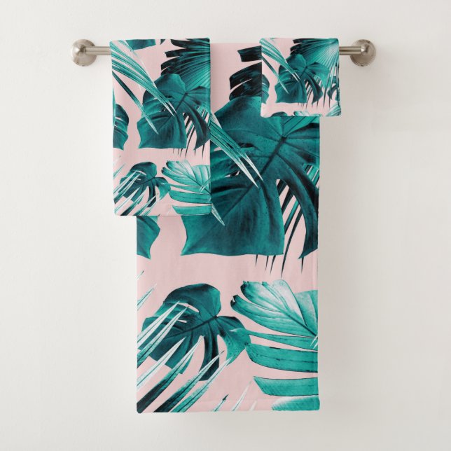 Conjunto De Toalhas Sonho de selva tropical #4 (Insitu)