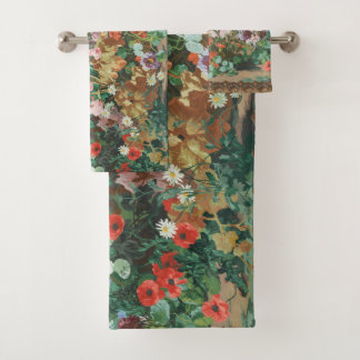 Conjunto De Toalhas Sonho Maximalista Floral Vintage