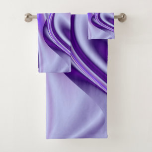 Conjunto De Toalhas Sonhos de Arco-Íris de Flor Roxo