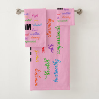 Conjunto De Toalhas Sou Inspirador, Positivo, Religioso, Cristão