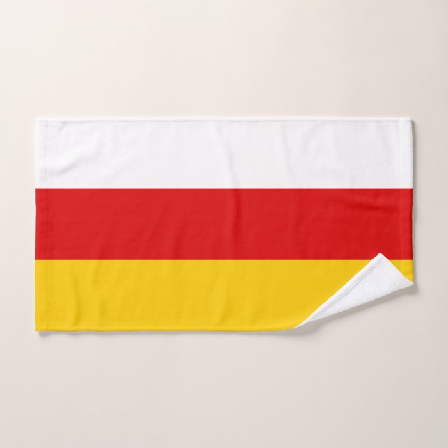 Conjunto De Toalhas South Ossetia Flag (Toalha de mão)