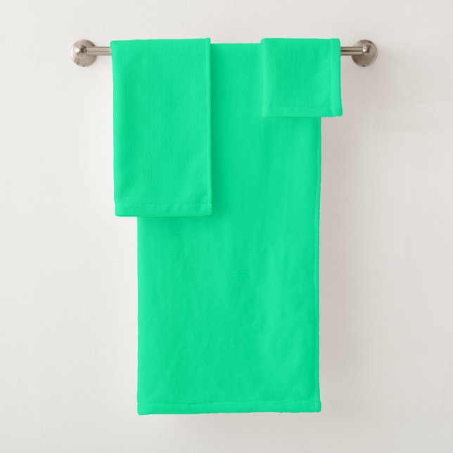 Conjunto De Toalhas Spring Green Gradient  (Insitu)