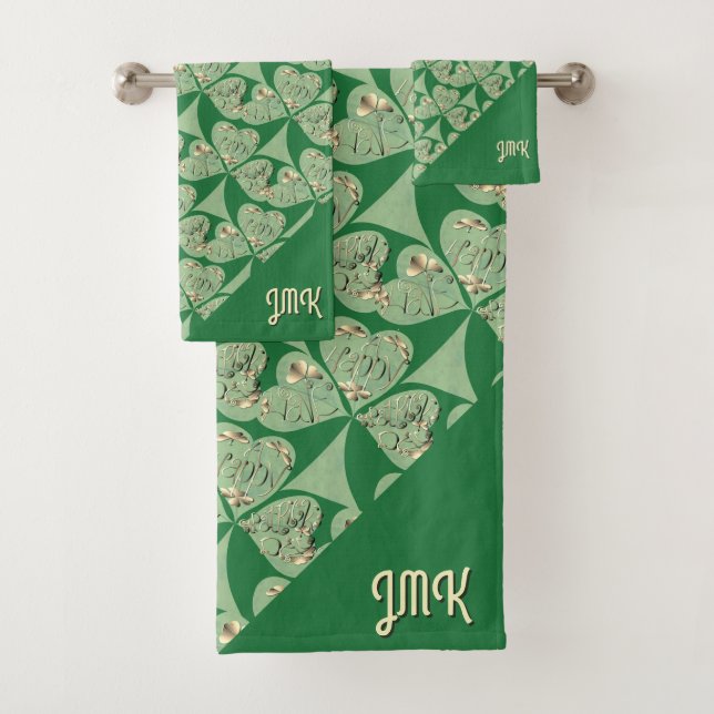 Conjunto De Toalhas "St. Patrick's Day" Towel (Insitu)