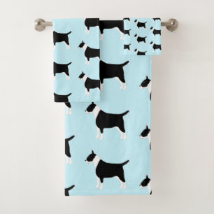 Conjunto De Toalhas Staffordshire Bull Terrier Dog Design