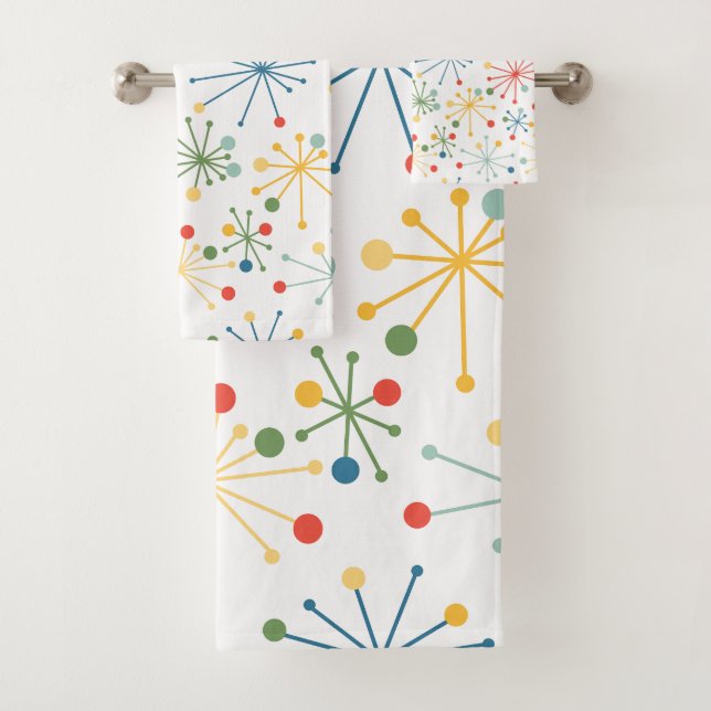 Conjunto De Toalhas Starbursts em Cor (Insitu)