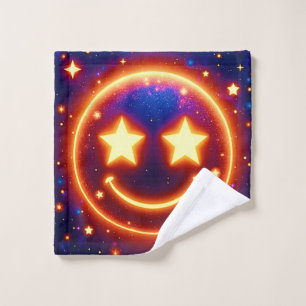 Conjunto De Toalhas Starry-Eyed Glow Emoji