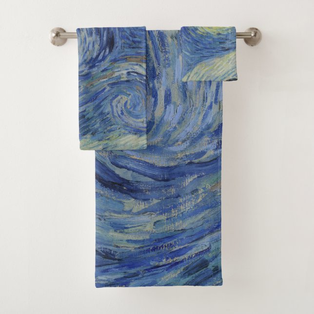 Conjunto De Toalhas "Starry Night" por Van Gogh (Insitu)