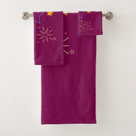 Conjunto De Toalhas Stars Towel