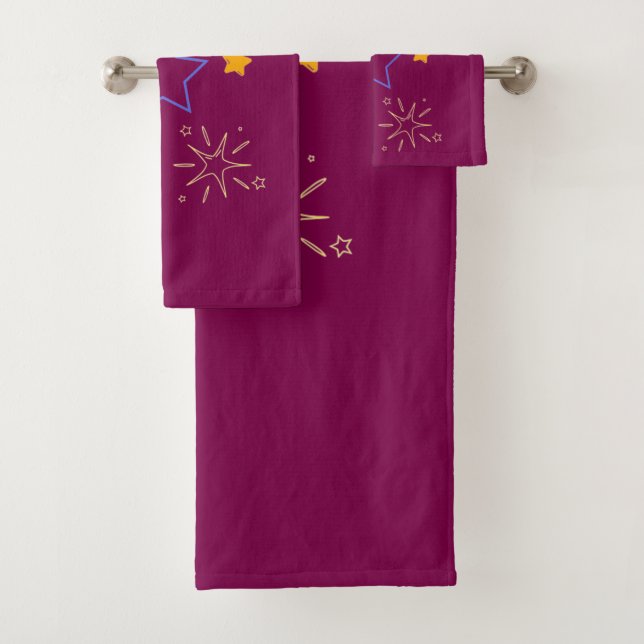 Conjunto De Toalhas Stars Towel (Insitu)