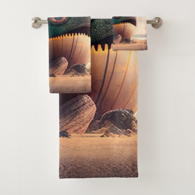 Conjunto De Toalhas Strange Whale (Insitu)