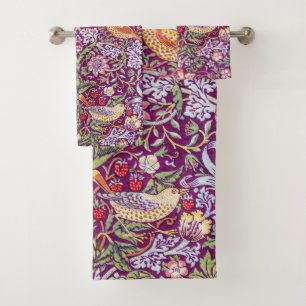 Conjunto De Toalhas Strawberry Thef Red, William Morris