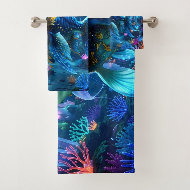 Conjunto De Toalhas Sua Alteza Peixe Real  (Insitu)