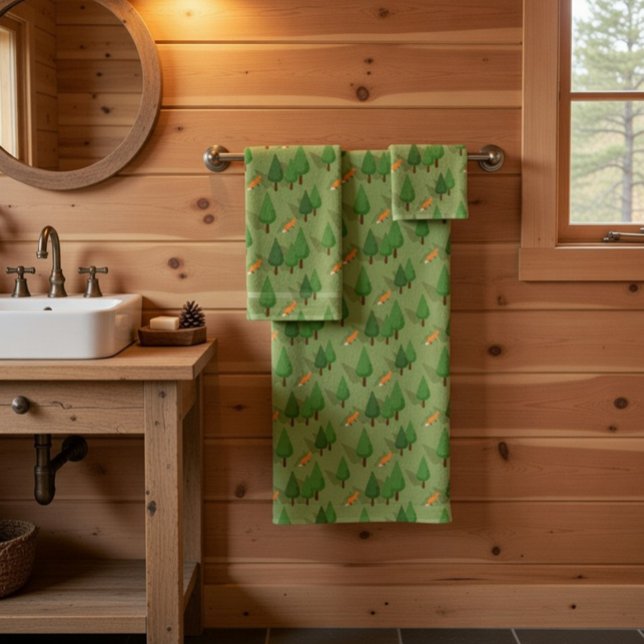 Conjunto De Toalhas Suave e Absorvente Inspirado na Natureza  (Criador carregado)
