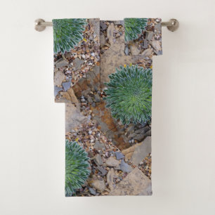 Conjunto De Toalhas Suculente planta do deserto