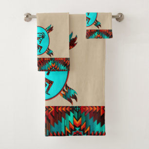 Conjunto De Toalhas Sudoeste de Kokopelli Bath Towel Set