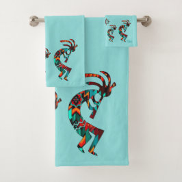 Conjunto De Toalhas Sudoeste de Kokopelli Bath Towel Set