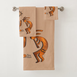 Conjunto De Toalhas Sudoeste de Kokopelli Bath Towel Set