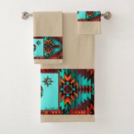 Conjunto De Toalhas Sudoeste de Kokopelli Bath Towel Set