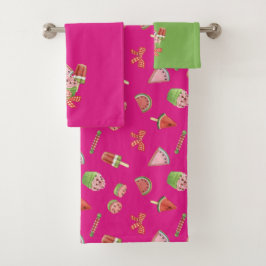 Conjunto De Toalhas Summer Delights