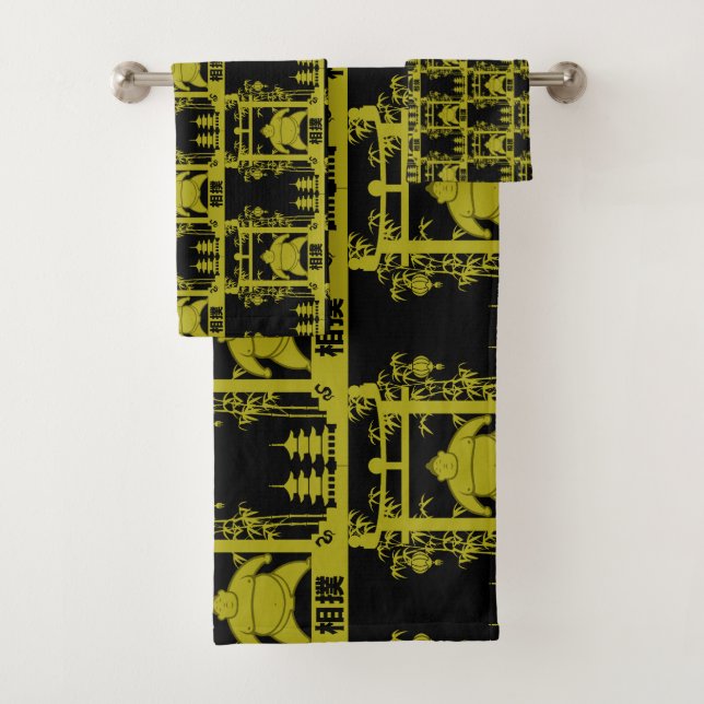 Conjunto De Toalhas Sumo Wrestler (Insitu)