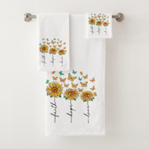 Conjunto De Toalhas Sunflower Bliss Towel Trio