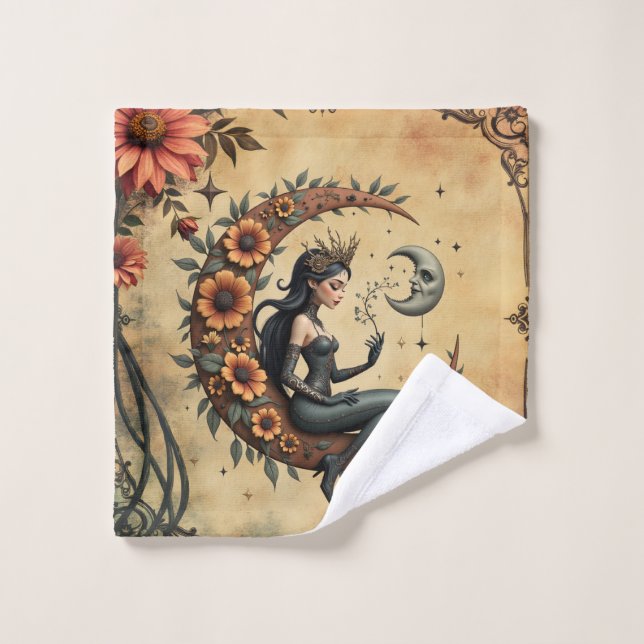 Conjunto De Toalhas Sunflower Crescent Queen  (Pano de lavar)