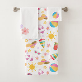 Conjunto De Toalhas Sunny Summer