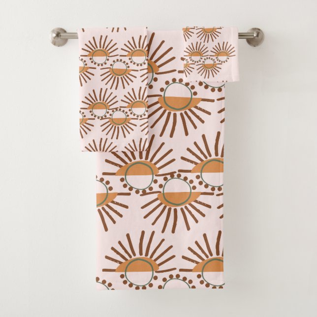 CONJUNTO DE TOALHAS SUNNY TERRACOTTA TOWEL SET (Insitu)