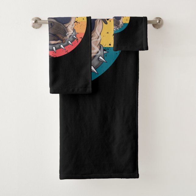 Conjunto De Toalhas Sunset Bad Pug (Insitu)