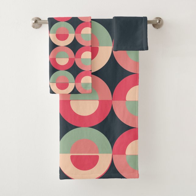 Conjunto De Toalhas Sunset de Verão Moderno do Século médio (Insitu)