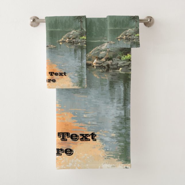 Conjunto De Toalhas Sunset Lake (Insitu)