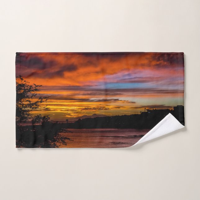 Conjunto De Toalhas Sunset na Praia, Cabo Verde (Toalha de mão)