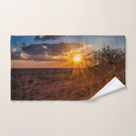 Conjunto De Toalhas Sunset no deserto de Kalahari, Namíbia