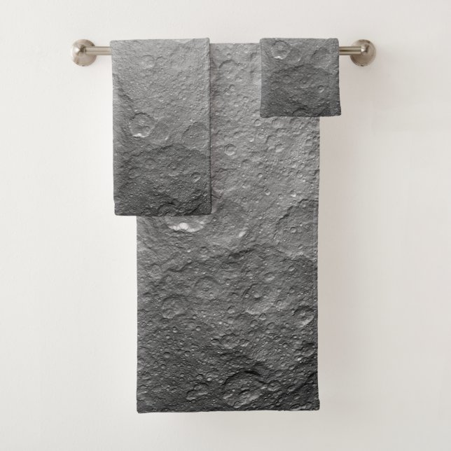 Conjunto De Toalhas Superfície da Lua no Espaço Exterior (Insitu)