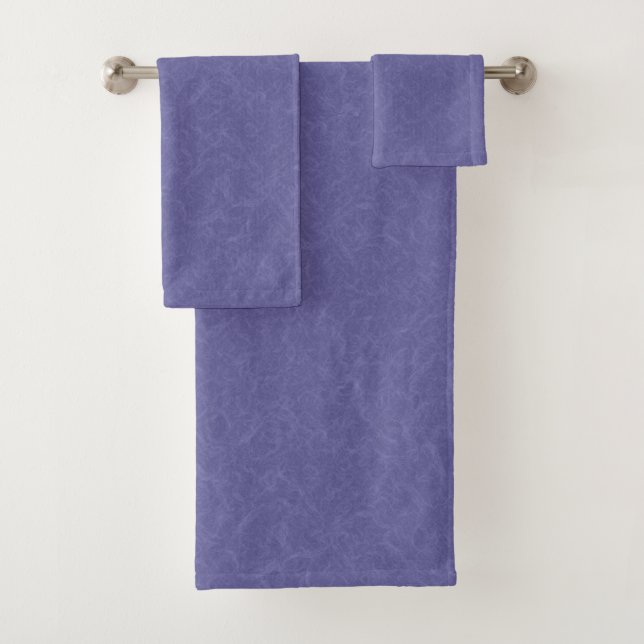 Conjunto De Toalhas Superfície roxa texturizada com padrão giratório (Insitu)