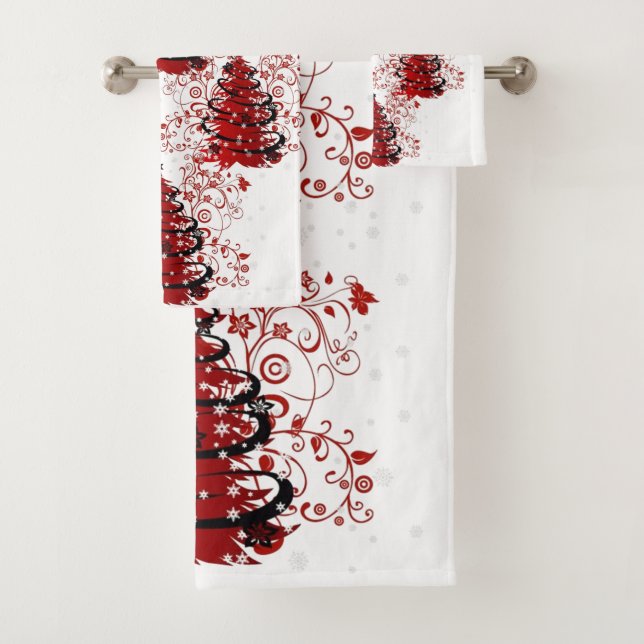 CONJUNTO DE TOALHAS SUZANNE ELIZABETH CHRISTMAS COLLECTION BATH TOWEL (Insitu)