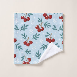 Conjunto De Toalhas ❄️ Sweet Cherry Snowfall Collection