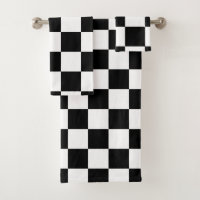 Tabuleiro de damas preto e branco