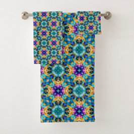 Conjunto De Toalhas Tapeçaria Aurora Blossom