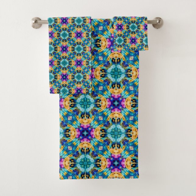 Conjunto De Toalhas Tapeçaria Aurora Blossom  (Insitu)