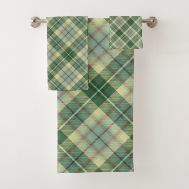 Conjunto De Toalhas Tartan escocês nº 5 (Insitu)