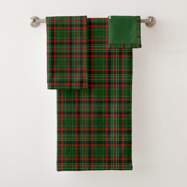 Conjunto De Toalhas Tartan, Xadrez Escocês (Insitu)