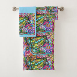 Conjunto De Toalhas Tartaruga