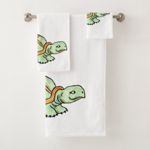 Conjunto De Toalhas Tartaruga